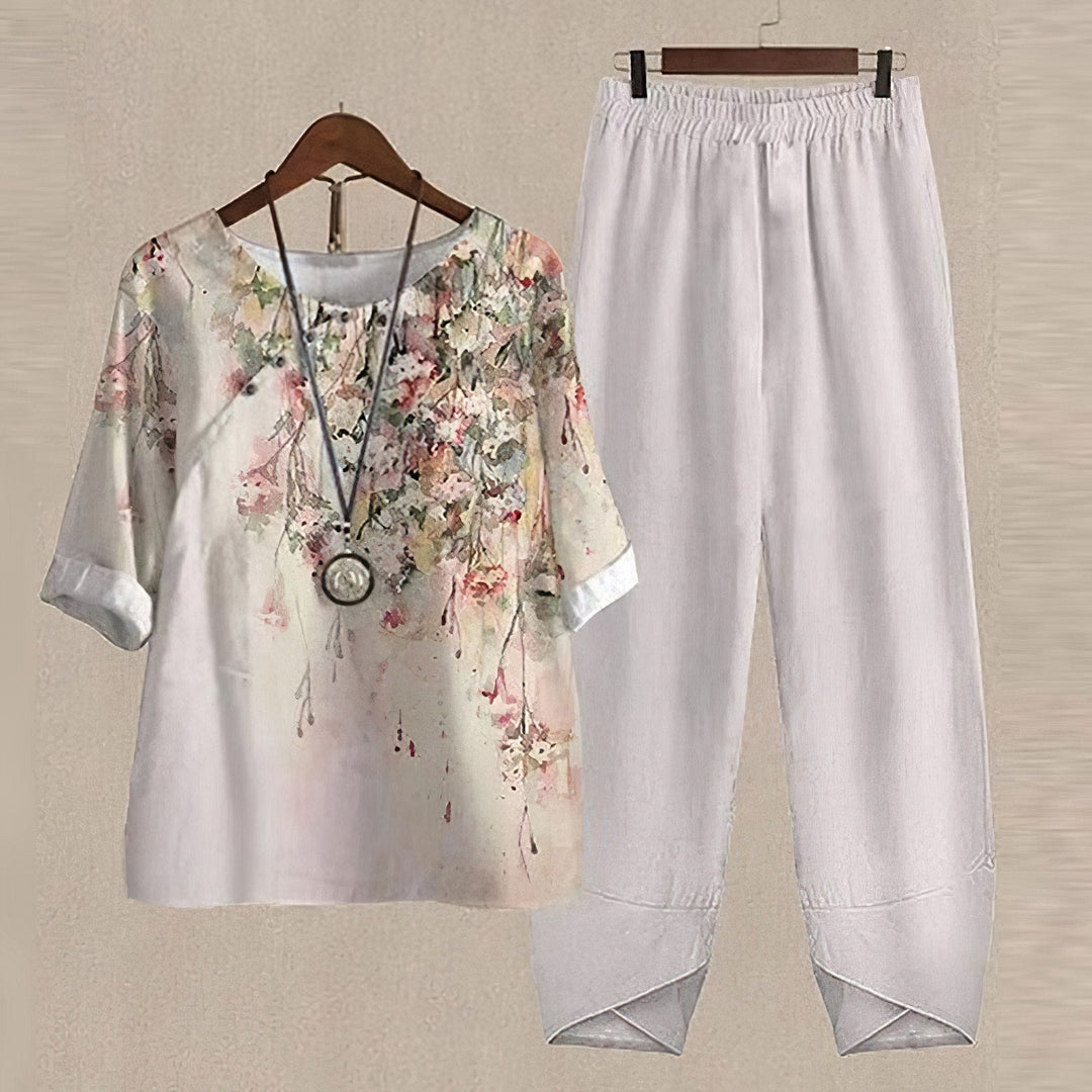 Sommer Zweiteiliges Set für Damen | Leichte