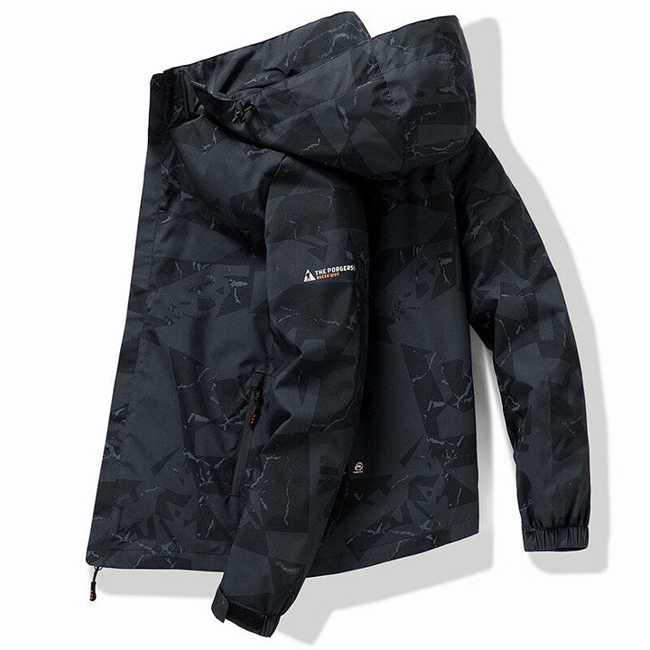 Stylische Skijacke für Herren | Mit Kapuze