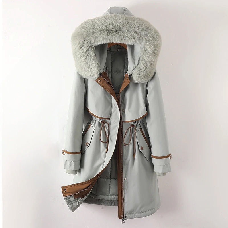 Gemütliche Damen Winter Steppjacke | Mit Kapuze