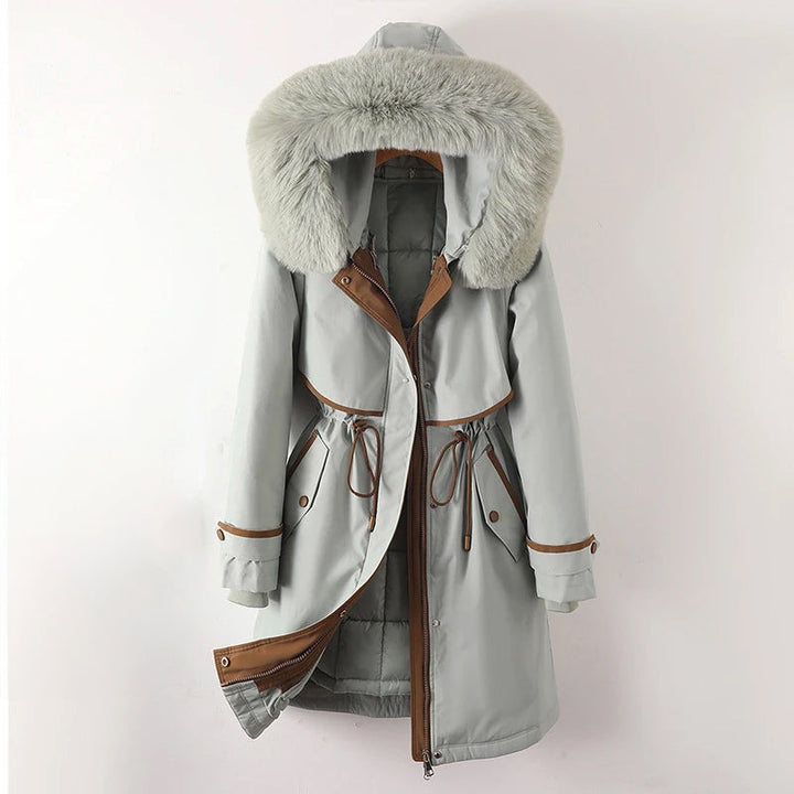 Gemütliche Damen Winter Steppjacke | Mit Kapuze