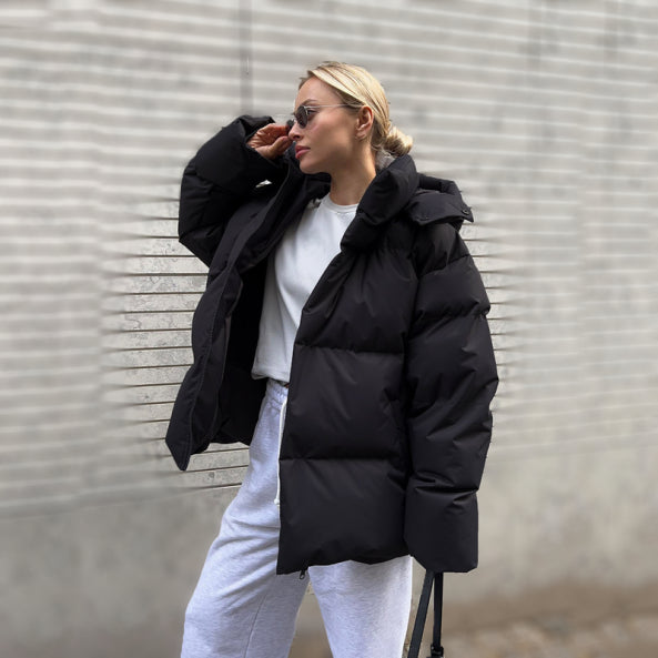 Helena | Damen Klassische Winter-Pufferjacke | Warme