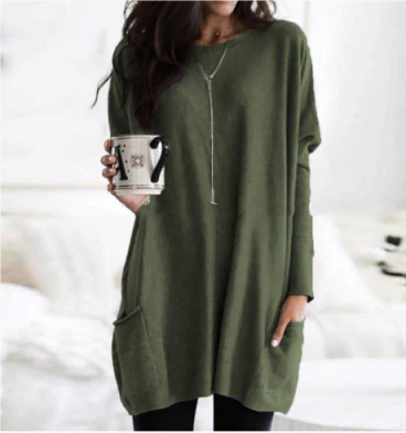 Übergroßer Langarmpullover Für Damen | Warm