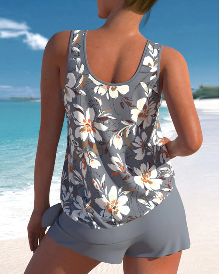 Damen Zweiteiler Tankini Set | Sommer