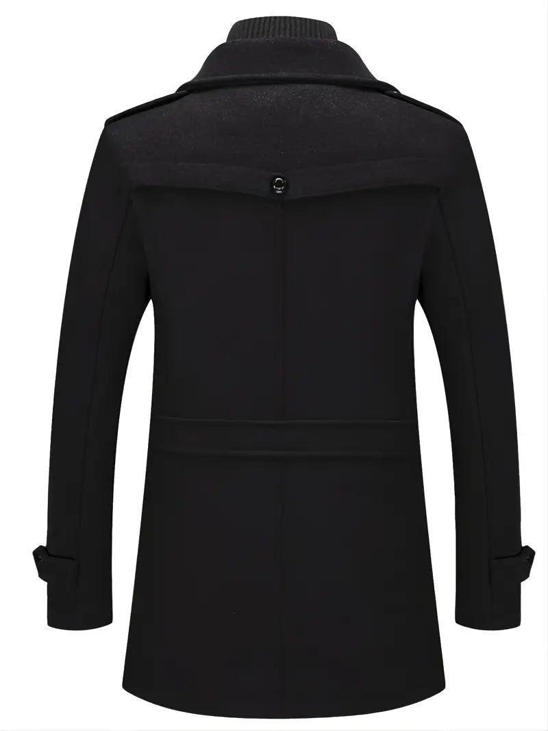 David | Herren Stilvoller Trenchcoat | Lang