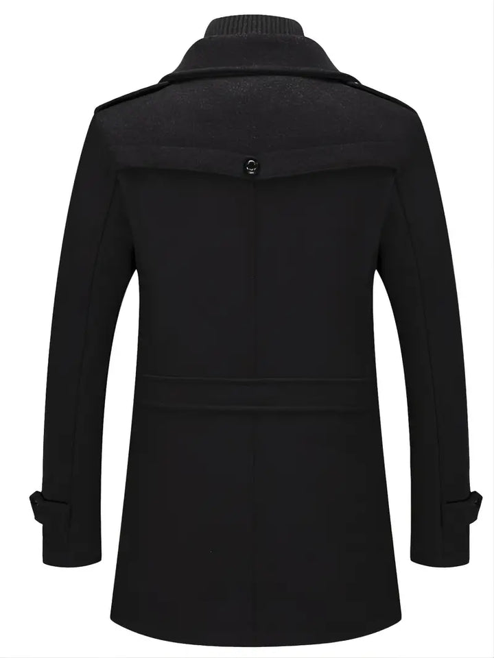 David | Herren Stilvoller Trenchcoat | Lang
