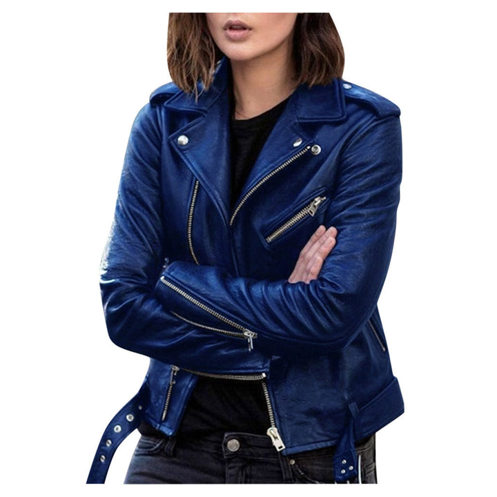 Lässige Bikerjacke für Damen | Mit Reißverschluss