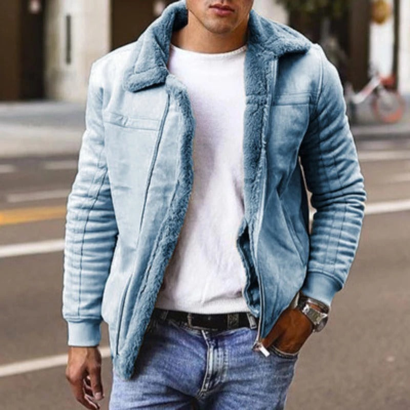 Herren Jahrgang Bomber Jacke | Warme