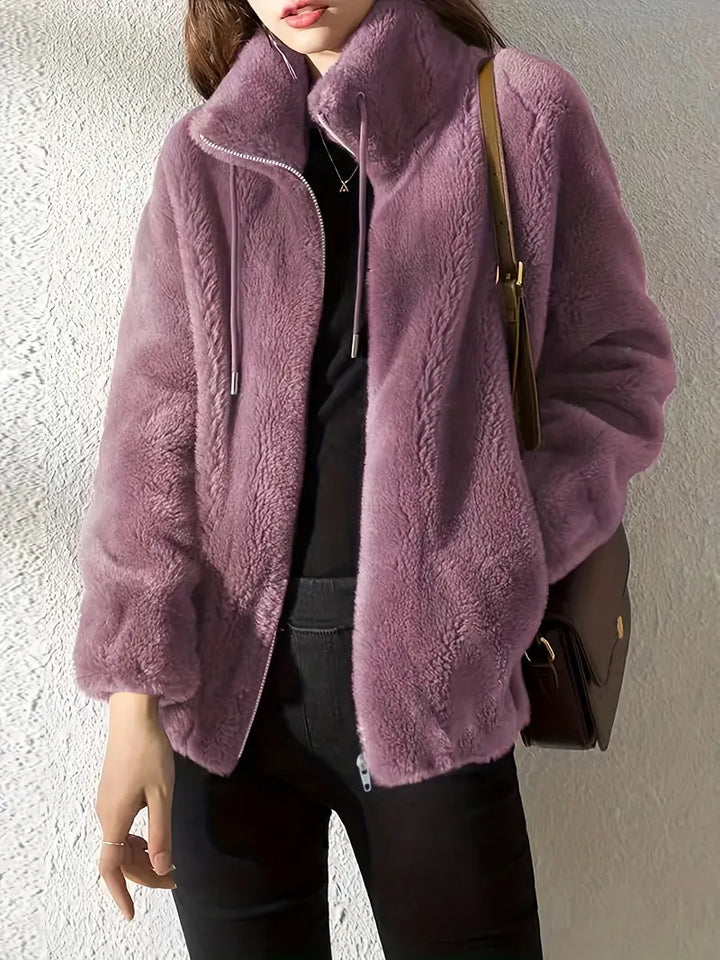 Modischer Damen-Teddy-Mantel | Warme