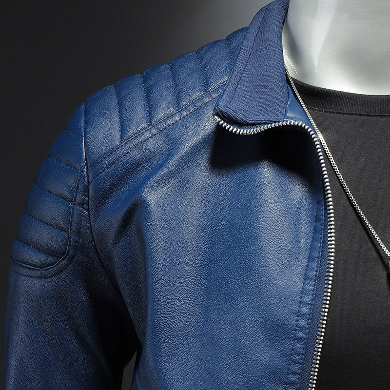 Elegante Premium Bikerjacke für Herren | Langarm