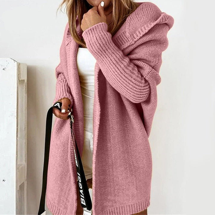 Maisie | Damen Warme Lange Strickjacke | Winter