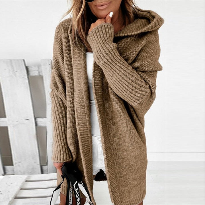 Maisie | Damen Warme Lange Strickjacke | Winter