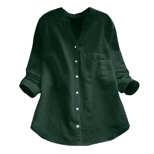 Klassische Bluse Mit 3/4 Ärmeln Für Damen | Bequem