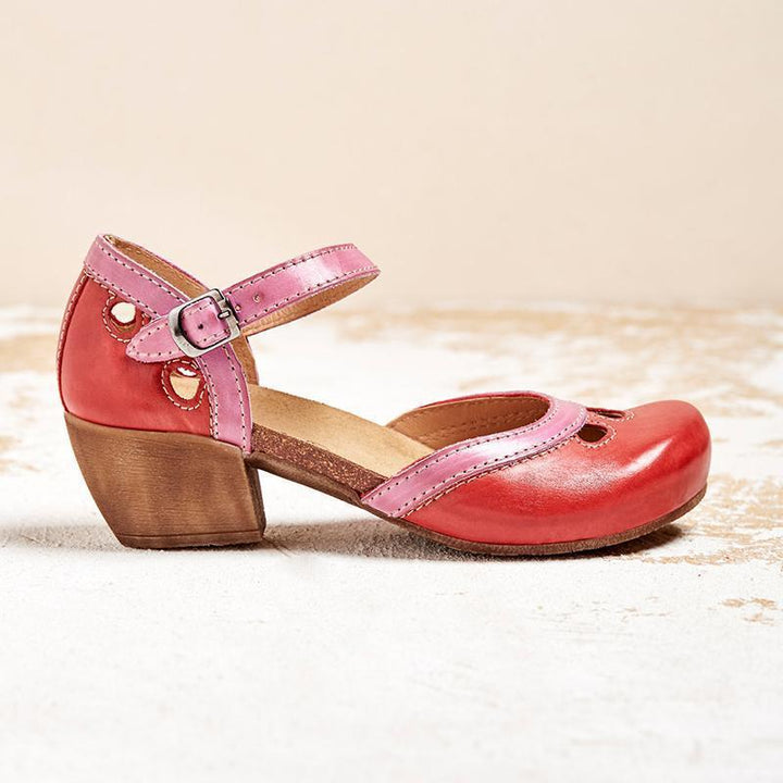 Damen Vintage Schuhe Mit Geschlossener Spitze | Bequem