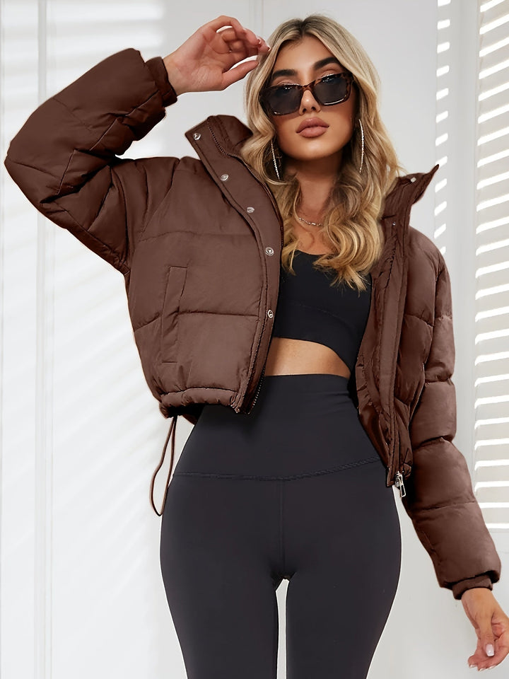 Damen Übergangsjacke mit Kapuze | Kurz