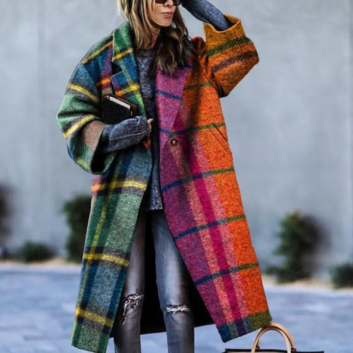 Karliney | Damen Lässiger Herbst Lang Mantel | Warme