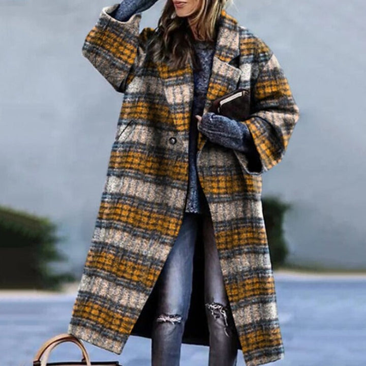 Karliney | Damen Lässiger Herbst Lang Mantel | Warme