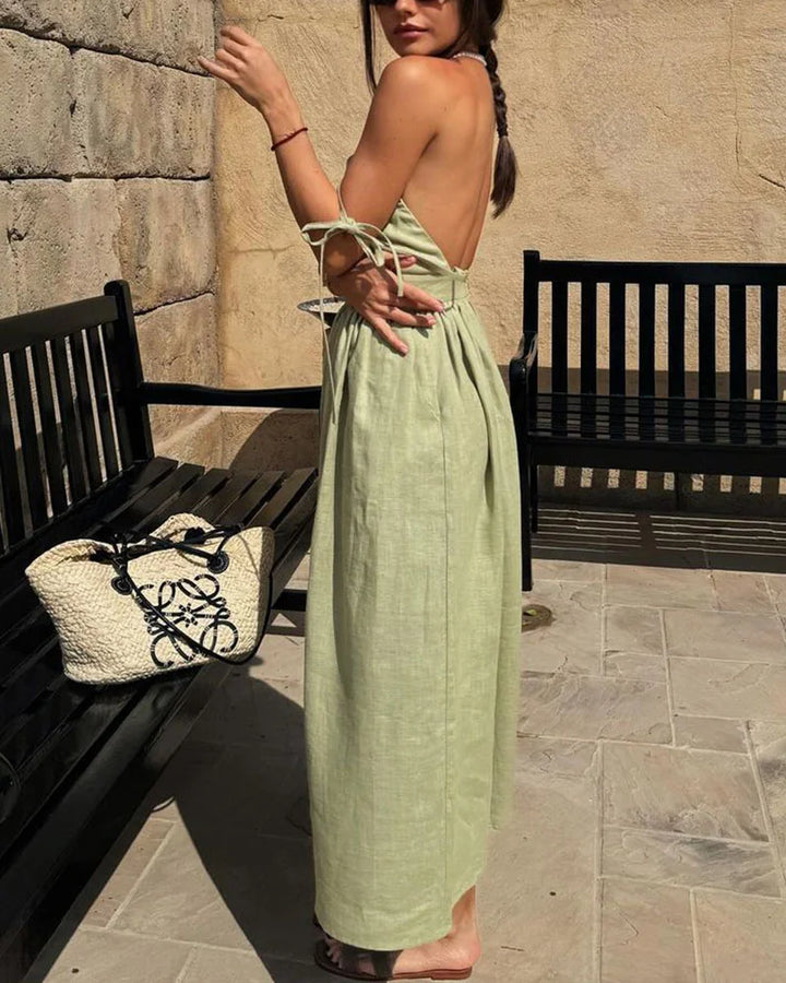Rückenfreies Sommerkleid Für Damen | Maxi