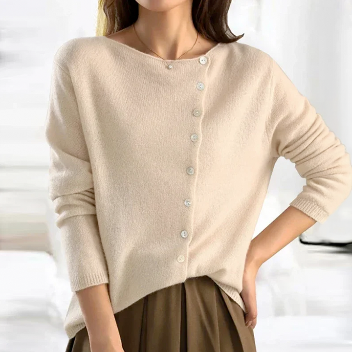 Damen Strickjacke mit Knopfleiste | Elegante