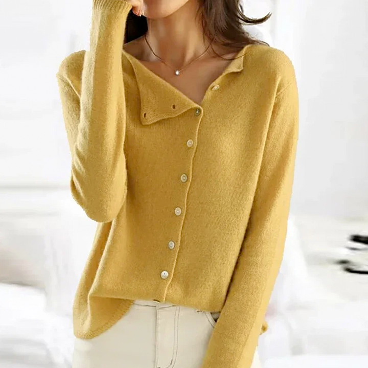 Damen Strickjacke mit Knopfleiste | Elegante