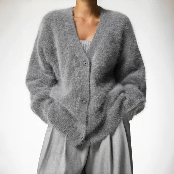 Gemütliche Strickjacke für Damen | Langarm