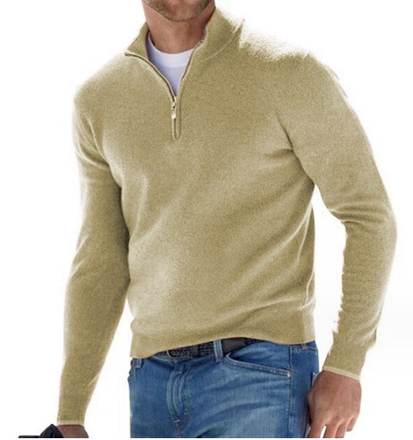 Pullover Mit Halbem Reißverschluss Für Herren | Warm