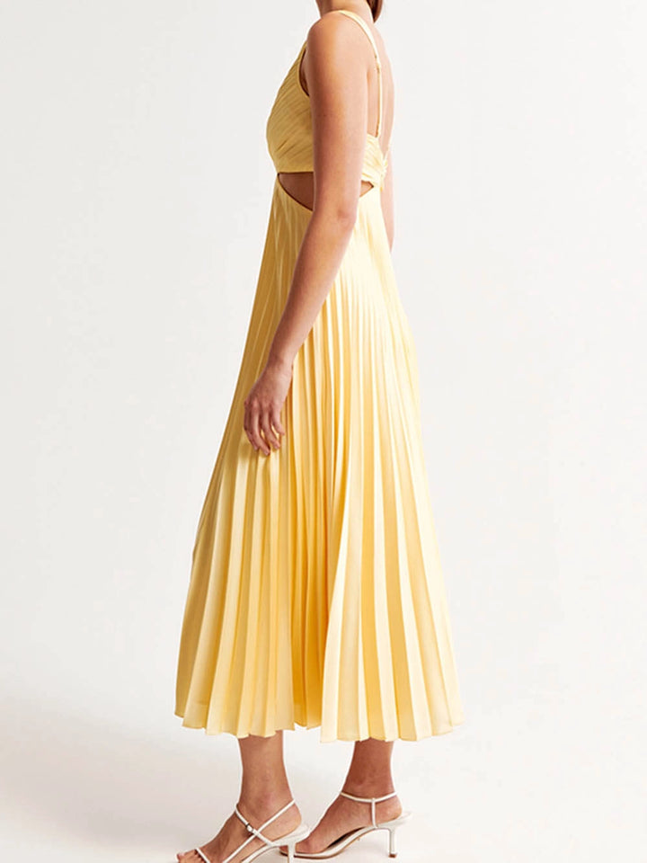 Elegantes Plissee Abendkleid Für Damen | Midi