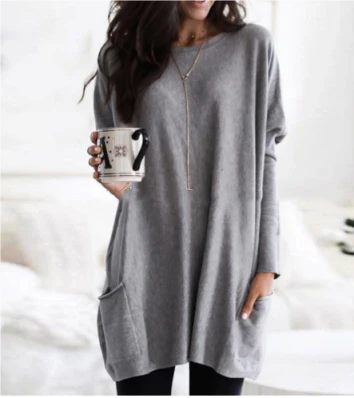 Übergroßer Langarmpullover Für Damen | Warm