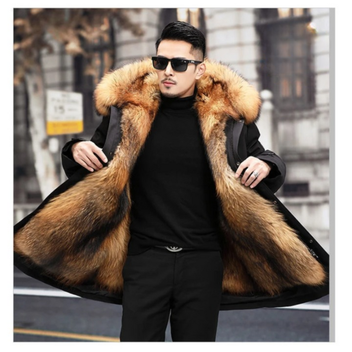Warmer Parka Mit Kapuze Für Herren | Winter