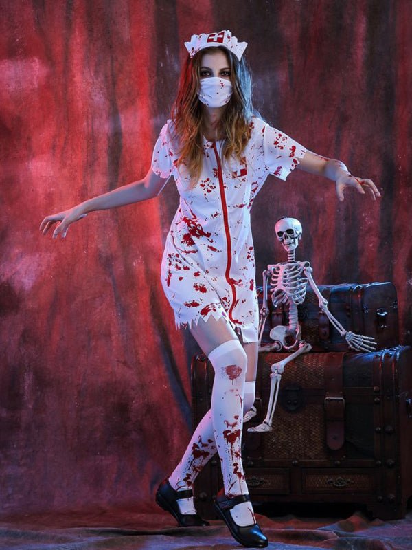 Blutige Krankenschwester Halloween Kostüm