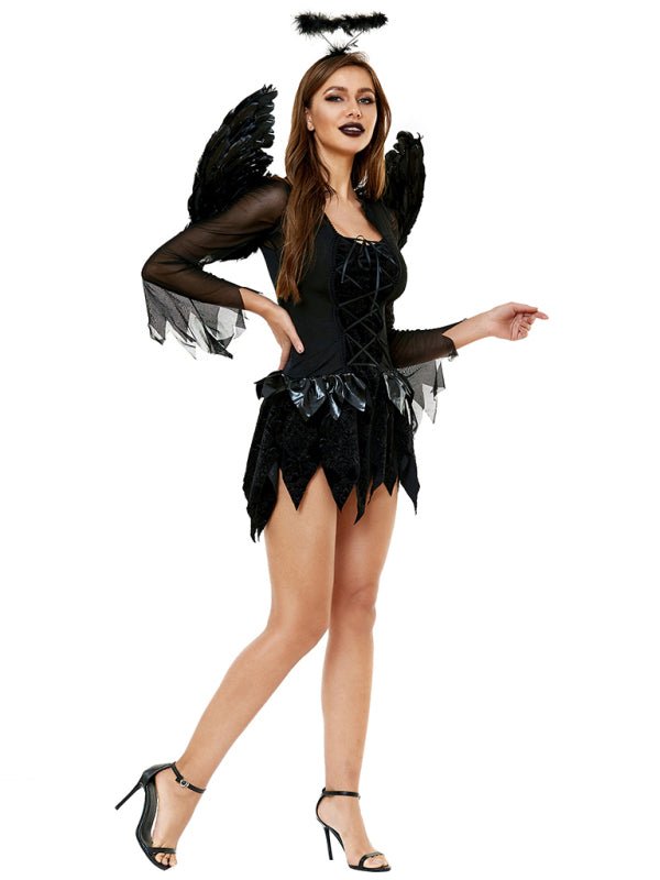Dunkler Engel Halloween Kostum | Mini