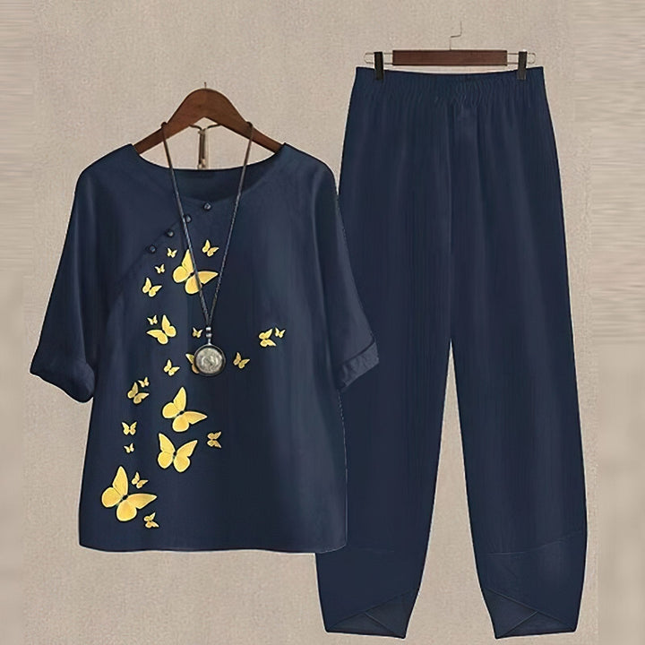 Sommer Zweiteiliges Set für Damen | Leichte