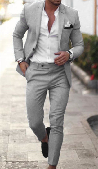Herren Sommer 2-Teiliger Hochzeitsgast Anzug | Blazer und Hose