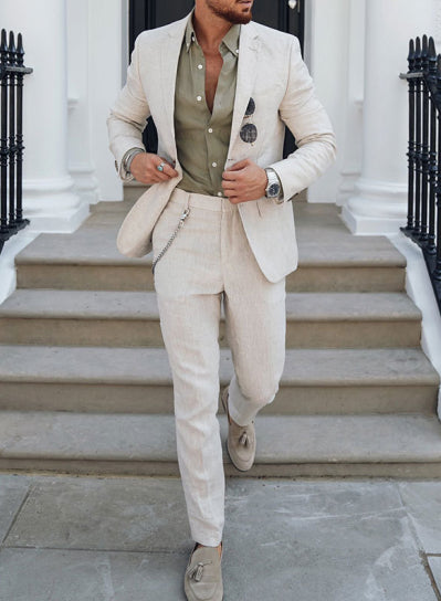 Herren Sommer 2-Teiliger Hochzeitsgast Anzug | Blazer und Hose