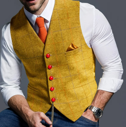 Klassische Vintage Weste Für Herren | Reverskragen