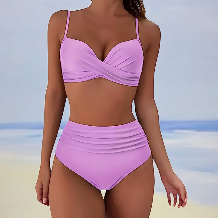 Zweiteiliges Bikini Set Für Den Sommer Für Damen | Hohe Taille
