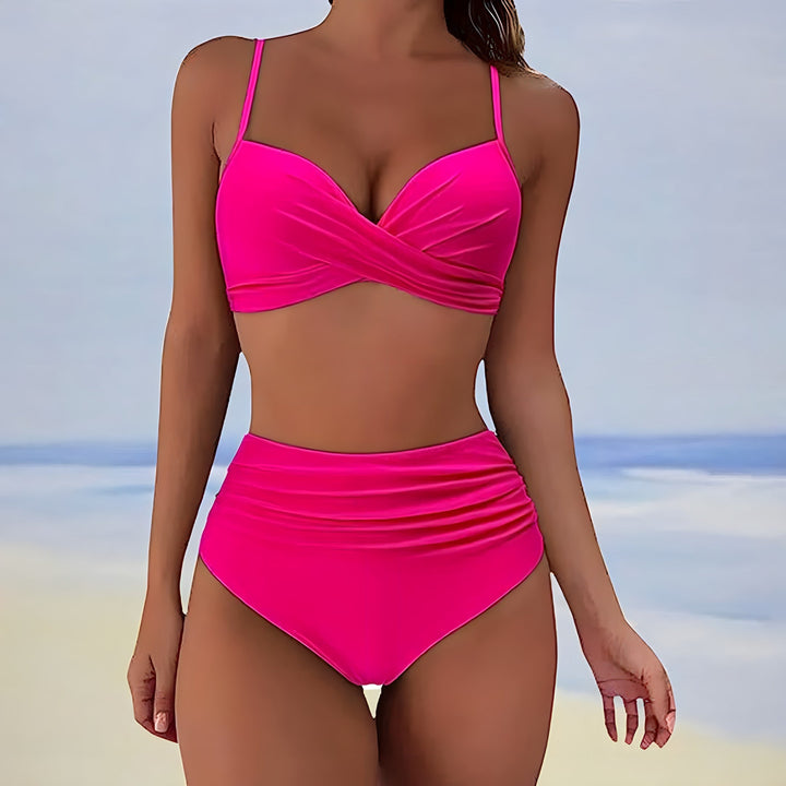 Zweiteiliges Bikini Set Für Den Sommer Für Damen | Hohe Taille