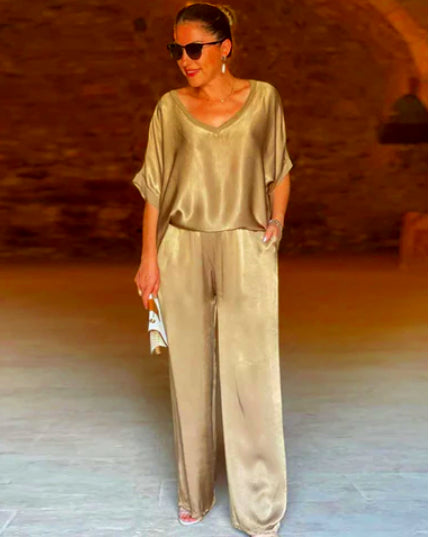 Damen Festlicher Zweiteiliges Set | Elegante