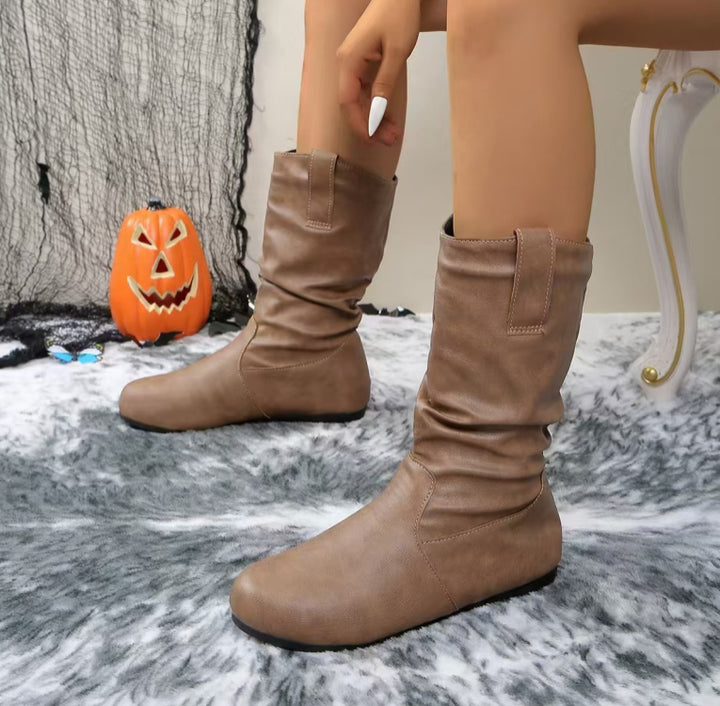 Flache Schlupfstiefeletten für Damen | Modern