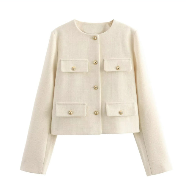Damen Langarmjacke Vintage | Button Down