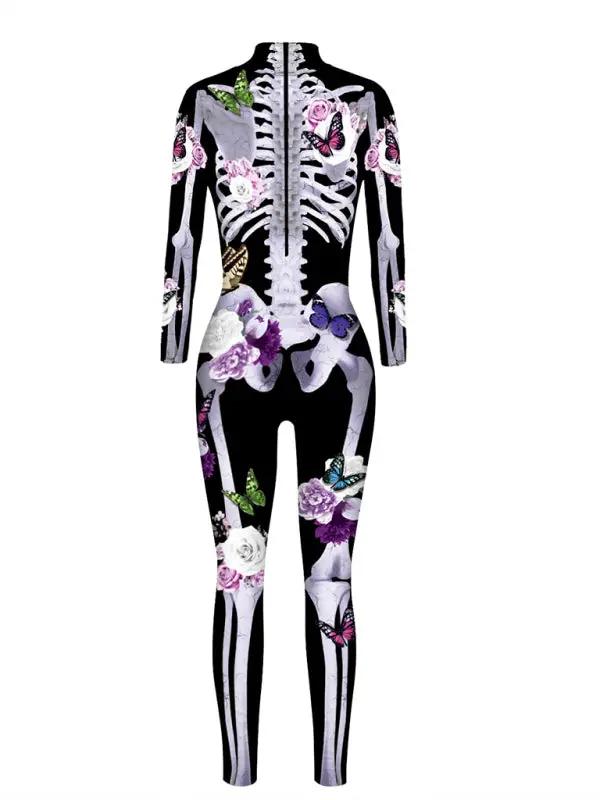 Skelett Schmetterling Druck Halloween Kostüm
