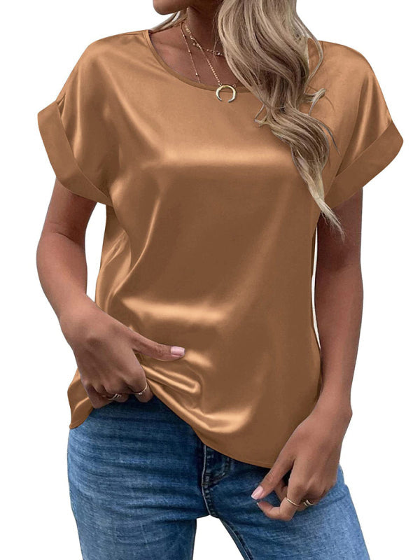 Damen Sommertop Mit Kurzen Ärmeln | Lässig