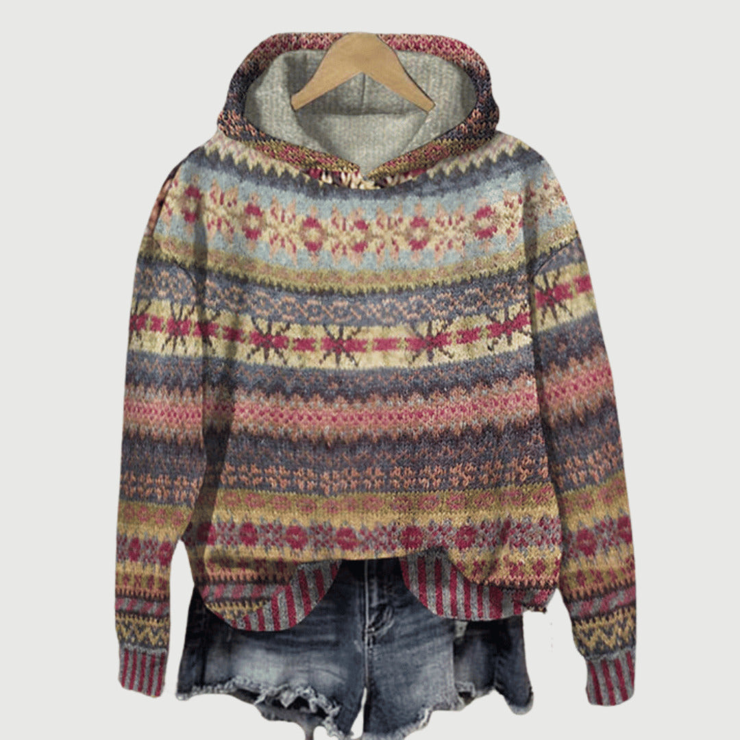 Samantha | Damen Norweger-Kapuzenpulli | Winter