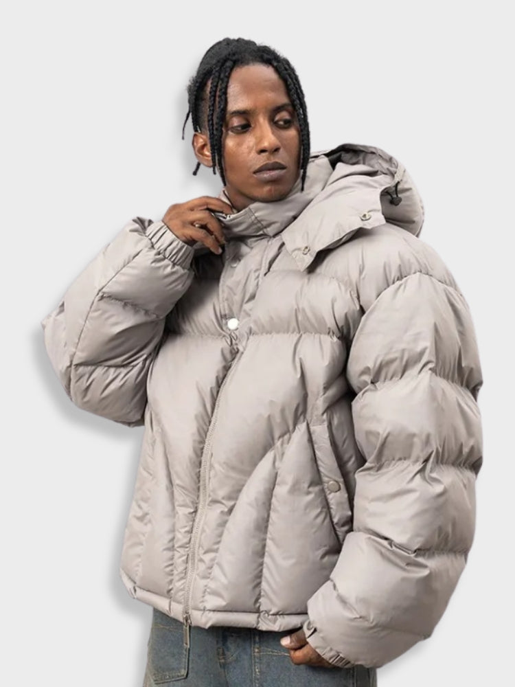 Niko | Herren  Winter Puffer Parka Kapuze Jacke | Warme