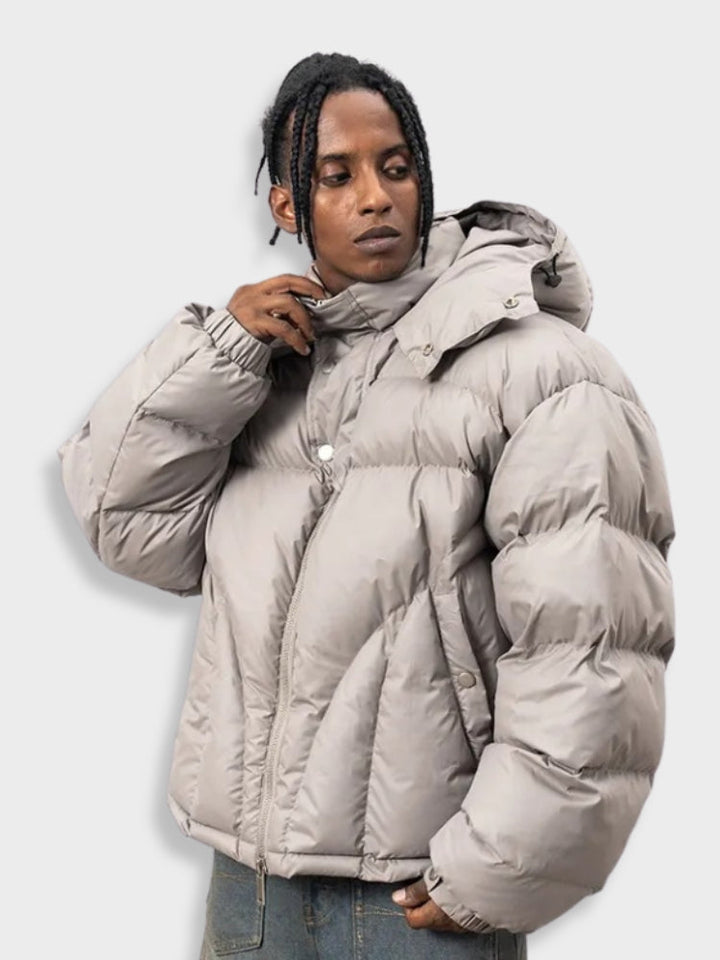 Niko | Herren  Winter Puffer Parka Kapuze Jacke | Warme