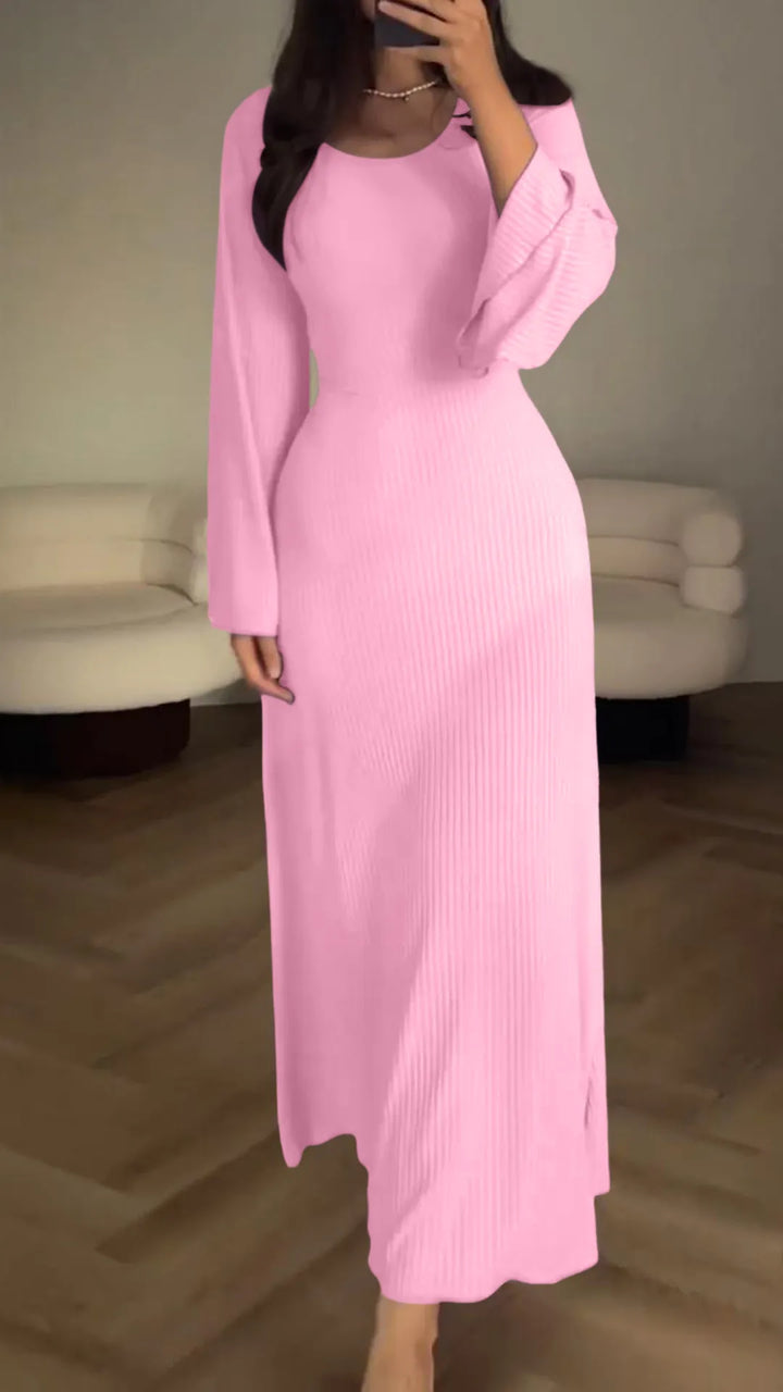 Langärmliges Hochzeitsgastkleid Für Damen | Maxi