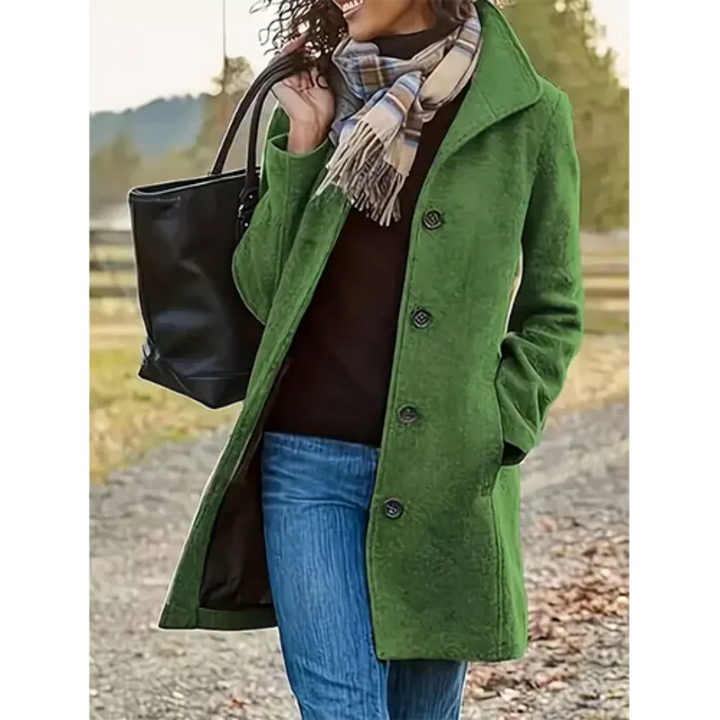 Langer Trenchcoat Für Damen Im Winter | Warm