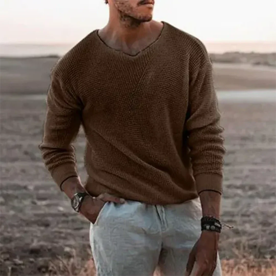 Bram | Herren Lässiger Warme Pullover | Weicher Strick