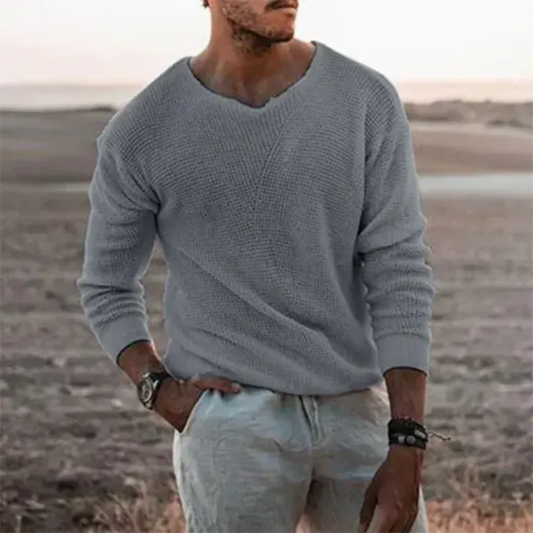 Bram | Herren Lässiger Warme Pullover | Weicher Strick
