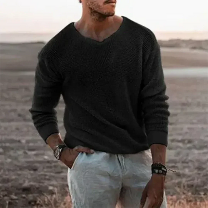 Bram | Herren Lässiger Warme Pullover | Weicher Strick