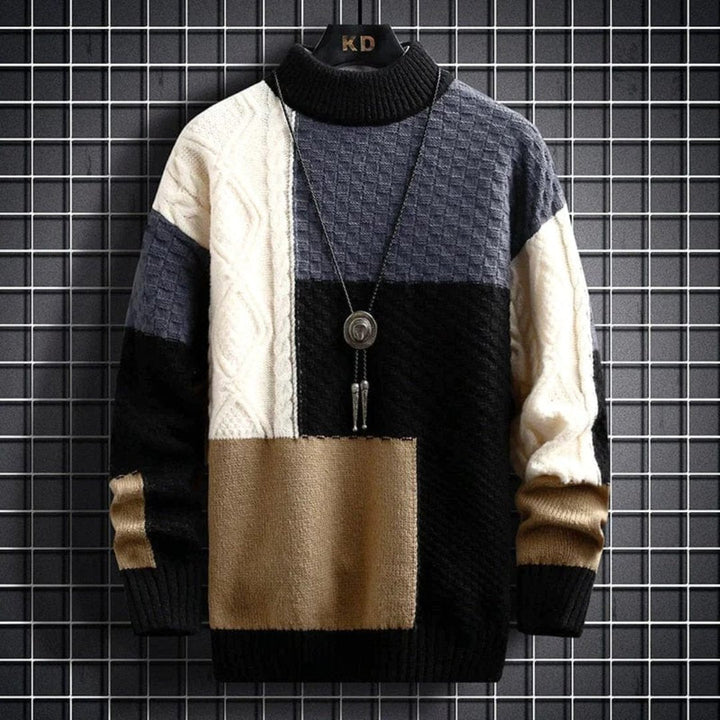 Herren Warmer Lässiger Crew Neck Strickpullover | Gestrickt